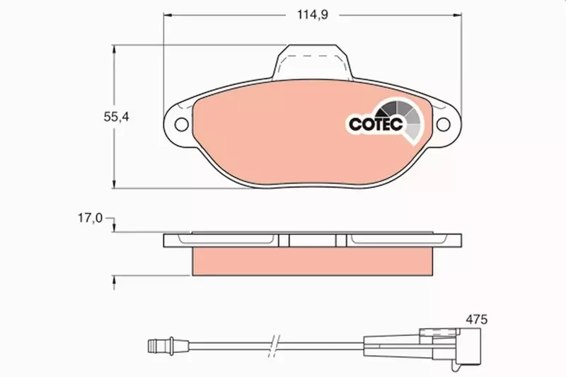 TRW TARCZE + KLOCKI PRZÓD FIAT CINQUECENTO PUNTO 