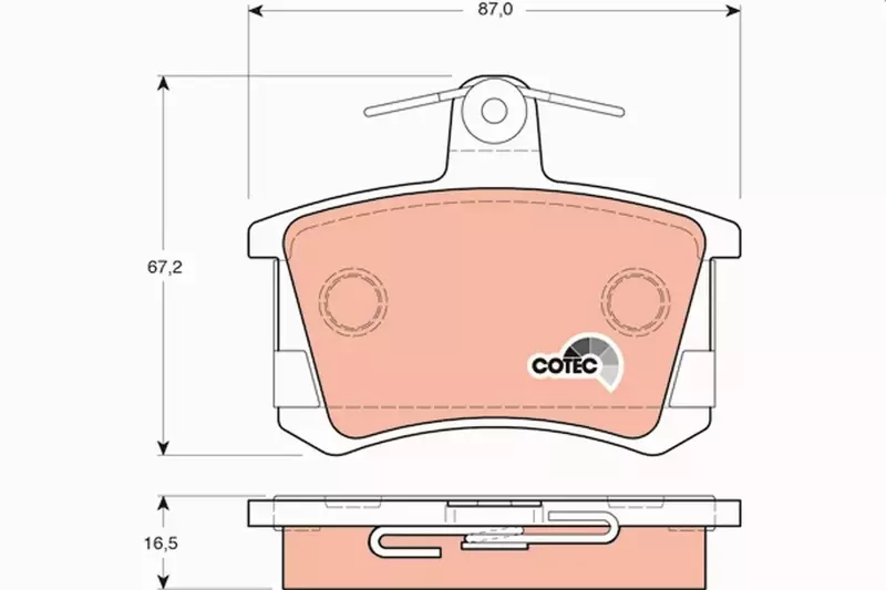 KLOCKI HAMULCOWE TRW AUDI 80 100 200 A4 A6 AVANT 