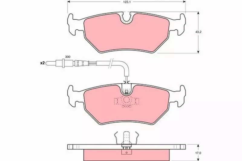 TRW KLOCKI HAM EVASION ULYSSE 806 2.0 1.9TD 2.0HDI 