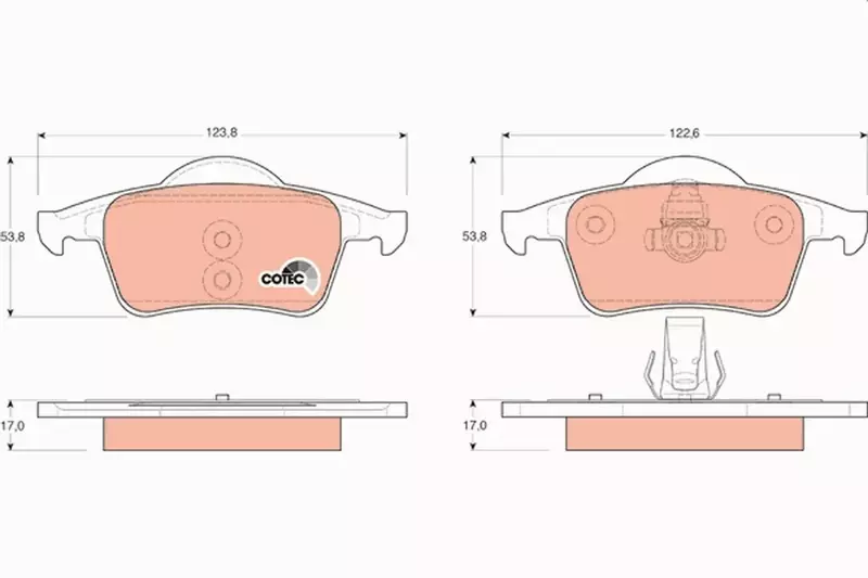 TRW TARCZE+KLOCKI TYŁ VOLVO S60 S80 V70 I II 288MM 