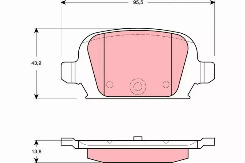 TRW KLOCKI HAM OPEL CORSA C 1,8 16V 1.7CDTI TIGRA 