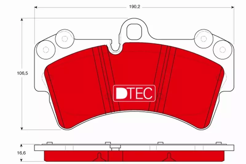 TRW KLOCKI HAMULCOWE DTEC GDB1548DTE 