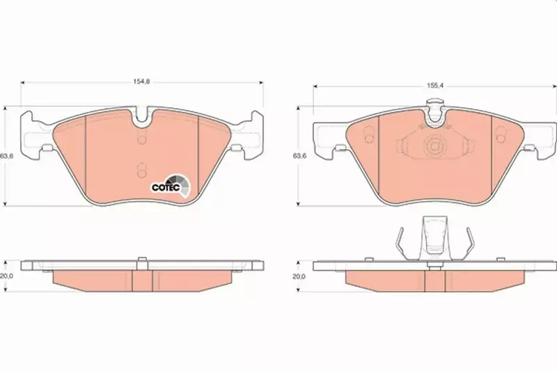 TRW TARCZE+KLOCKI PRZÓD BMW 3 E90 E91 E92 300MM 