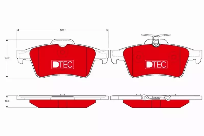 TRW DTEC TARCZE+KLOCKI TYŁ OPEL VECTRA C SIGNUM 