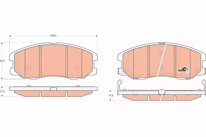 TRW TARCZE+KLOCKI PRZÓD CHEVROLET CAPTIVA 295MM 