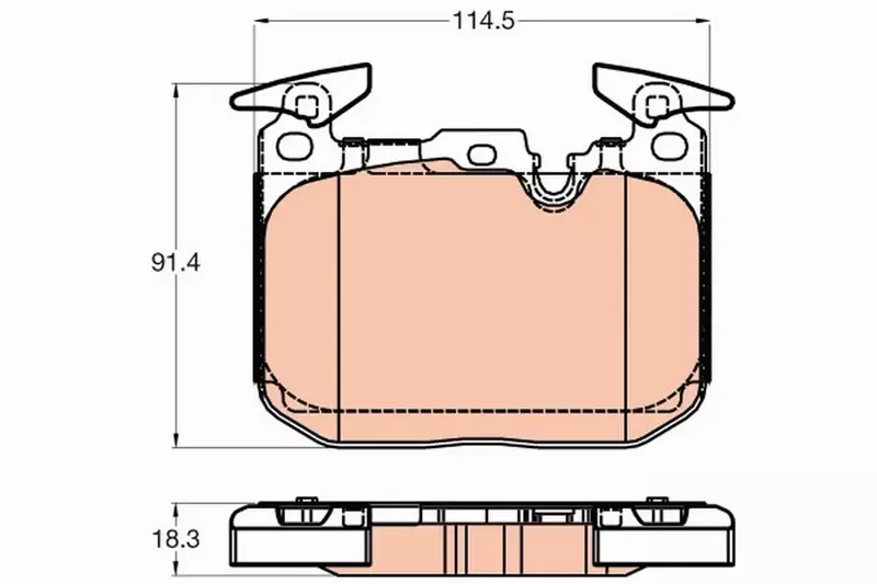 TRW TARCZE+KLOCKI PRZÓD BMW 3 F30 F31 F34 4 F32 F33 F36 370MM 