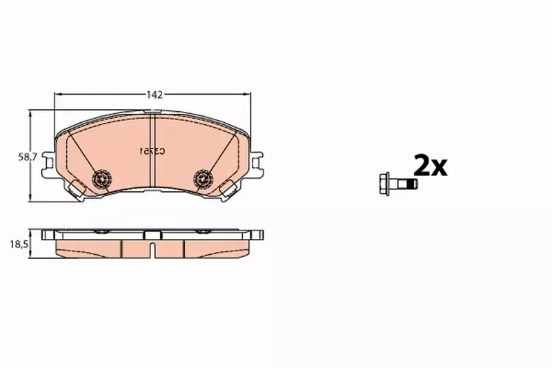 TRW TARCZE+KLOCKI PRZÓD RENAULT TALISMAN 320MM 