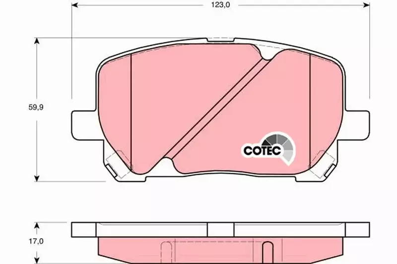 TRW KLOCKI HAM TOYOTA AVENSIS VERSO VVT-i D-4D PRZ 