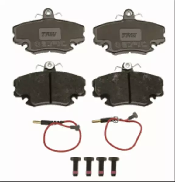 TRW TARCZE+KLOCKI PRZÓD DACIA LOGAN 238MM 