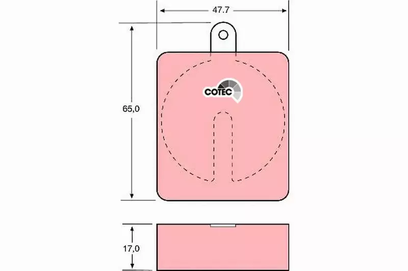 TRW KLOCKI HAMULCOWE GDB704 