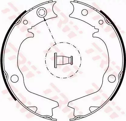TRW SZCZĘKI HAMULCOWE TYŁ GS8479 
