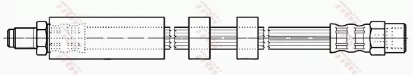 TRW PRZEWÓD HAMULCOWY PHB354 