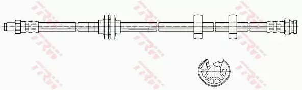 TRW PRZEWÓD HAMULCOWY PRZÓD ALFA ROMEO 147 156 