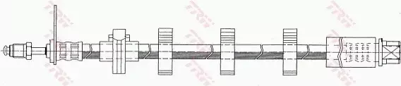 TRW PRZEWÓD HAMULCOWY PHB368 
