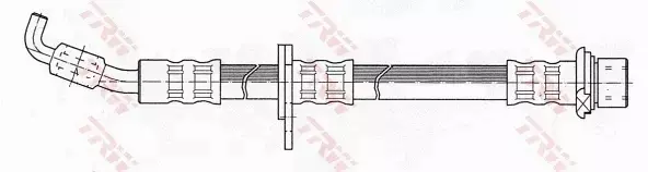 TRW PRZEWÓD HAMULCOWY PHB389 
