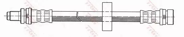 TRW PRZEWÓD HAMULCOWY PHB398 