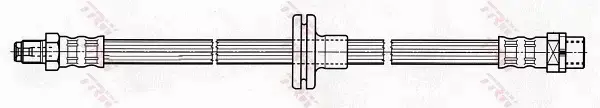 TRW PRZEWÓD HAMULCOWY PHB442 