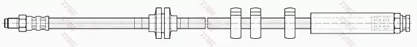 TRW PRZEWÓD HAMULCOWY ELASTYCZNY PHB450 