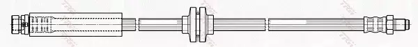 TRW PRZEWÓD HAMULCOWY PHB506 