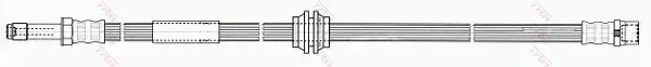 TRW PRZEWÓD HAMULCOWY ELASTYCZNY PHB555 