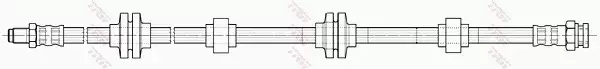 TRW PRZEWÓD HAMULCOWY ELASTYCZNY PHB599 