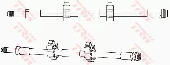 TRW PRZEWÓD HAMULCOWY PHB698 