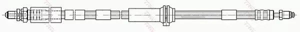 TRW PRZEWÓD HAMULCOWY ELASTYCZNY PRZÓD KA (RB_) 