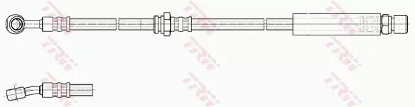 TRW PRZEWÓD HAMULCOWY ELASTYCZNY PRZÓD REZZO (KLAU) 