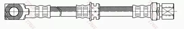 TRW PRZEWÓD HAMULCOWY PHD295 