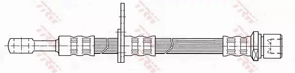 TRW PRZEWÓD HAMULCOWY ELASTYCZNY PRZÓD OUTBACK (BL, BP) 