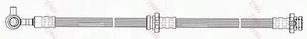 TRW PRZEWÓD HAMULCOWY ELASTYCZNY PRZÓD X-TRAIL (T30) 