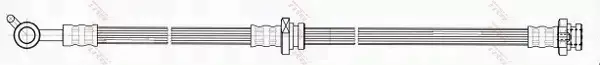 TRW PRZEWÓD HAMULCOWY ELASTYCZNY PHD666 