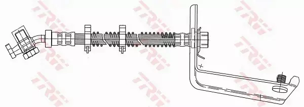 TRW PRZEWÓD HAMULCOWY ELASTYCZNY PHD964 