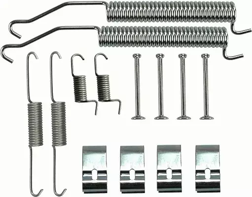 TRW ZESTAW DODATKÓW, SZCZĘKI HAMULCOWE TYŁ SFK349 