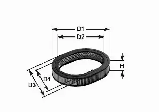 CLEAN FILTERS FILTR POWIETRZA MA 593 