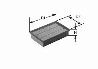 CLEAN FILTERS FILTR POWIETRZA MA 619 