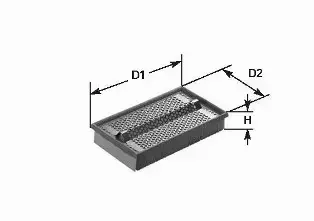 CLEAN FILTERS FILTR POWIETRZA MA1062 