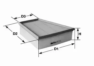 CLEAN FILTERS FILTR POWIETRZA MA3172 