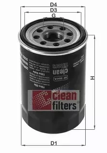 CLEAN FILTERS FILTR OLEJU DF 864/A 