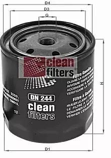 CLEAN FILTERS FILTR PALIWA DN 244 