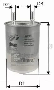 CLEAN FILTERS FILTR PALIWA DN2704 