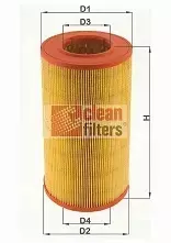 CLEAN FILTERS FILTR POWIETRZA MA1107 