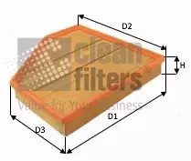 CLEAN FILTERS FILTR POWIETRZA MA3492 