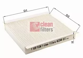 CLEAN FILTERS FILTR KABINOWY NC2348 