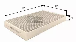 CLEAN FILTERS FILTR KABINOWY NC2412CA 