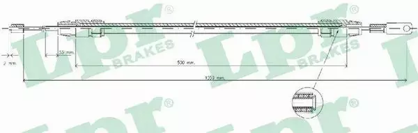 LPR LINKA HAMULCOWA C0012B 