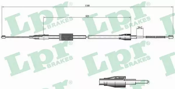 LPR LINKA HAMULCOWA C0035B 