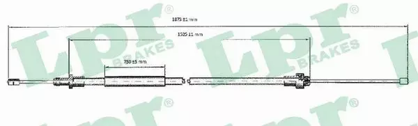 LPR LINKA HAMULCOWA C0092B 