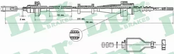 LPR LINKA SPRZĘGŁA C0112C 