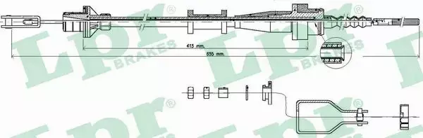 LPR LINKA SPRZĘGŁA C0114C 